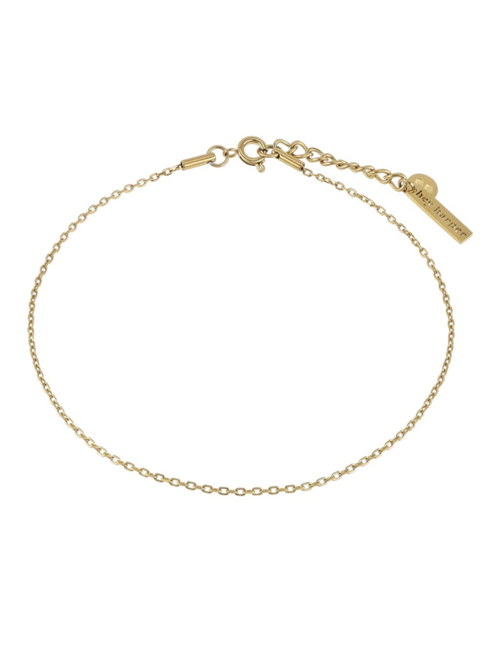 NWT Hey Harper Gold Fine Chain Bracelet with Signature Tag - Women Jewelry